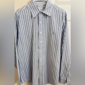 Brooks Brothers 100% Cotton Multicolored Men’s‎ L Non Iron Long Sleeve Button